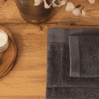 Набор махровых полотенец LoveLife Natural graphite, 3 шт.: 70×130.50×80.30×50 см, хлопок 100% - Фото 9