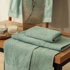 Набор махровых полотенец LoveLife Natural mint, 3 шт.: 70×130.50×80.30×50 см, хлопок 100% - Фото 7