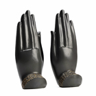 Набор фигур "Будда в руках" черная-золото, 21см - фото 24990139