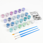 Картина по номерам на новый год на холсте с подрамником «Мишка на Северном полюсе», 40×50 см - Фото 3