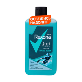 Гель для душа и шампунь REXONA MEN 2 в1 