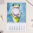 Календарь перекидной на ригеле А3 "Животные в акварели" 2025 год, 32 х 48 см - фото 24745783