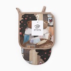 Набор подарочный «Этель» Bears, варежка 15×28 см, прихватка 19×19 см, хлопок 100% 10366924