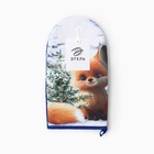 Варежка-прихватка «Этель. Дарите тепло» 15×28 см, саржа, 100% хлопок, ватин 250 г/м² 10366942