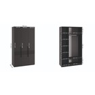 Шкаф трехстворчатый «Ника», 1350×500×2100 мм, МДФ, цвет графит/дуб/эйфория - Фото 3