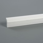 Плинтус потолочный 03012Е, белый 24х17х2000 мм - фото 25332304