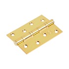 Петля накладная, ПН5-100, 2.3 мм, цвет золото (комплект 2 шт) - фото 25288626