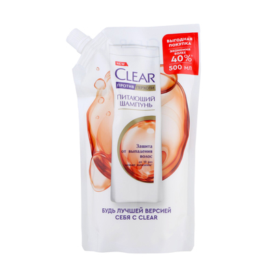 Шампунь для волос Clear "Защита от выпадения волос", 500 мл