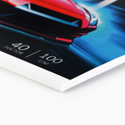 Альбом для рисования 40 листов на склейке А4 «Красная машина» - Фото 2