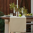 Дорожка на стол Этель Home 40×146 см, молочная, 100% хлопок, саржа 250 г/м² - Фото 1