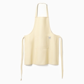 Фартук «Этель» Home, 60×70 см, молочный, 100% хлопок, саржа 250 г/м²