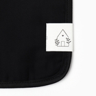 Кухонный набор «Этель» Home: варежка-прихватка 18×29 см, прихватка 19×19 см, 100% хлопок, чёрный - Фото 4