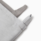 Кухонный набор «Этель» Home: варежка-прихватка 18×29 см, прихватка 19×19 см, светло-серый - Фото 5