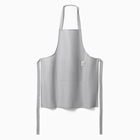 Фартук кухонный «Этель» Home, 60×70 см, 100% хлопок, саржа 190 г/, серый - Фото 2