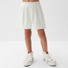 Костюм детский (футболка, шорты) KAFTAN Plushy р.36 (134-140), белый 10644719