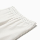 Костюм детский (свитшот, леггинсы) KAFTAN Plushy р.34 (122-128), белый 10644723