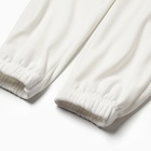 Костюм детский (свитшот, брюки) KAFTAN Plushy, размер 34 (122-128 см), белый - фото 25481120