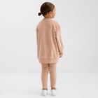 Костюм детский (свитшот, леггинсы) KAFTAN Plushy р.30 (98-104), бежевый 10644734 - фото 12773184