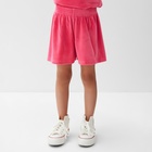 Костюм детский (футболка, шорты) KAFTAN Plushy, размер 32 (110-116 см), фуксия - фото 25481165