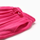 Костюм детский (свитшот, брюки) KAFTAN Plushy р.34 (122-128), фуксия 10644754 - фото 14532860