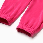 Костюм детский (свитшот, брюки) KAFTAN Plushy р.34 (122-128), фуксия 10644754 - фото 14532861