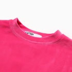 Костюм детский (свитшот, брюки) KAFTAN Plushy, размер 36 (134-140 см), фуксия - фото 25332553