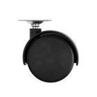 Колесо мебельное, d=50 мм, на площадке, без тормоза, 4 шт - фото 808832357