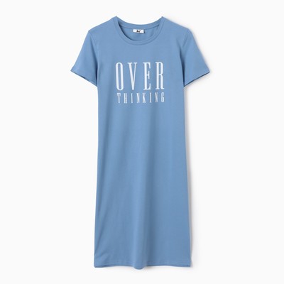 Туника домашняя женская OVER, цвет небесный, размер 48
