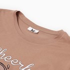 Туника домашняя женская "Кофе", бежевый, размер 50 - фото 25289032