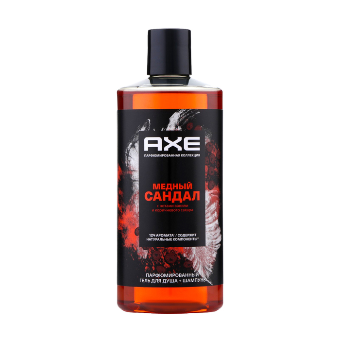 

Гель для душа и шампунь AXE SHOWER 2в1 "Медный сандал", 400 мл
