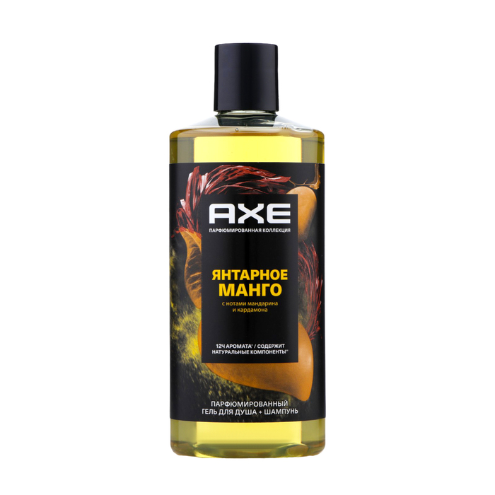 

Гель для душа и шампунь AXE SHOWER 2в1 "Янтарное манго", 400 мл
