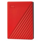 Жесткий диск WD USB 3.2 Gen 1 4TB WDBPKJ0040BRD-WESN My Passport 2.5" красный - Фото 1