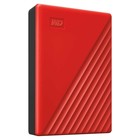 Жесткий диск WD USB 3.2 Gen 1 4TB WDBPKJ0040BRD-WESN My Passport 2.5" красный - Фото 2