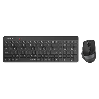 Клавиатура + мышь A4Tech Fstyler FG2400 Air клав:черный мышь:черный USB беспроводная slim (   106853