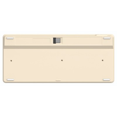 Клавиатура A4Tech Fstyler FBK26C AS, беспроводная, USB, BT/Radio slim Multimedia, бежевая