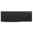 Клавиатура Logitech K120 черный USB (920-002583) - фото 51607053