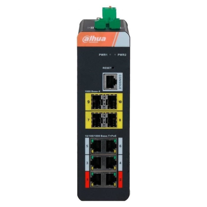 Коммутатор Dahua DH-IS4410-6GT-120 (L2) 6x1Гбит/с 4SFP 6PoE 120W управляемый - фото 51607122