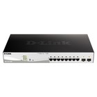 Коммутатор D-Link DGS-1210-10MP/F3A (L2) 8x1Гбит/с 2SFP 8PoE 130W настраиваемый - фото 51607135