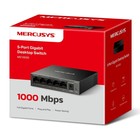 Коммутатор Mercusys MS105GS, L2, 5×1 ГБит/с, неуправляемый - Фото 6