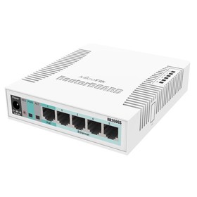 Коммутатор MikroTik RB260GS CSS106-5G-1S 5x1Гбит/с 1SFP управляемый