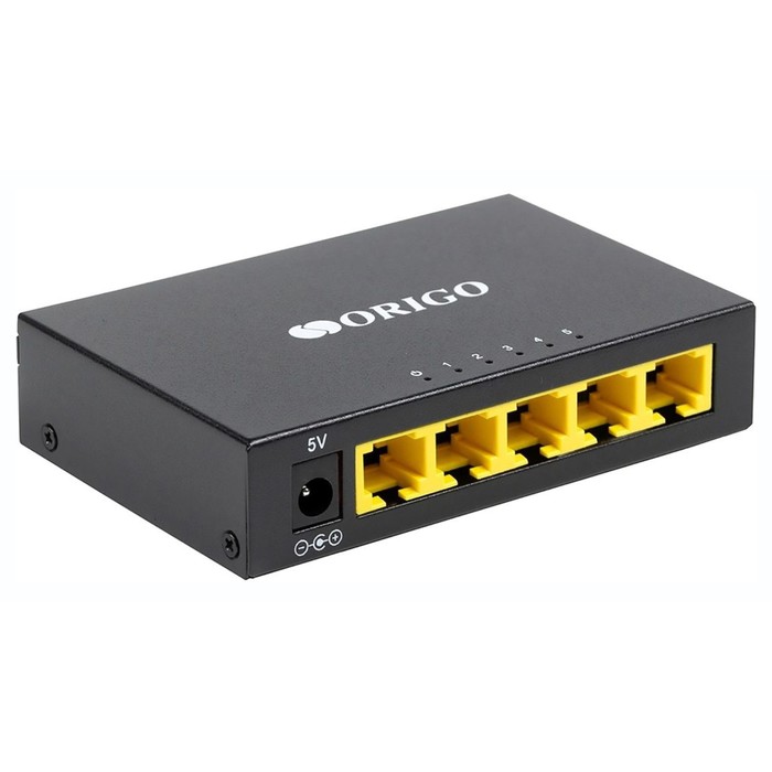 Коммутатор Origo OS1205/A1A, 5×100Мбит/с, неуправляемый - Фото 1