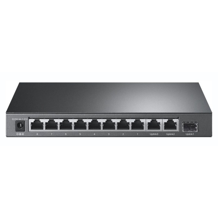 Коммутатор TP-Link TL-SL1311P (L2) 8x100Мбит/с 2x1Гбит/с 1x10Гбит/с 1SFP 8PoE+ 65W неуправл   106854 - фото 51614439