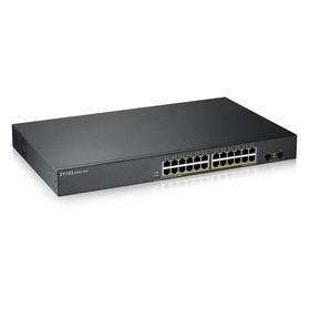 Коммутатор Zyxel GS190024HPV2-EU0101F (L2) 24x1Гбит/с 2SFP 24PoE+ 170W управляемый