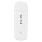 Модем 3G/4G Digma Dongle Wi-Fi DW1960 USB Wi-Fi Firewall +Router внешний белый - фото 51607351