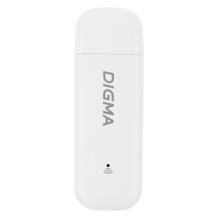 Модем 3G/4G Digma Dongle Wi-Fi DW1960 USB Wi-Fi Firewall +Router внешний белый - Фото 1