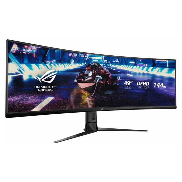 Монитор Asus 49" ROG Strix XG49VQ черный VA LED 32:9 HDMI M/M матовая HAS Piv 450cd 3840x10   106855 - фото 51607454