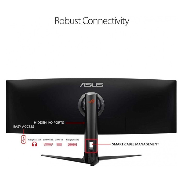 Монитор Asus 49" ROG Strix XG49VQ черный VA LED 32:9 HDMI M/M матовая HAS Piv 450cd 3840x10   106855 - фото 51607457