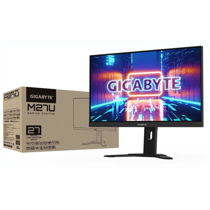 Монитор Gigabyte 27" M27U черный IPS LED 1ms 16:9 HDMI M/M матовая HAS 400cd 178гр/178гр 38   106855 - фото 51614660