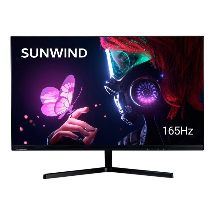 Монитор SunWind 23.8" SUN-M24BG110 черный VA LED 6ms 16:9 HDMI матовая 250cd 178гр/178гр 19   106855 - Фото 1