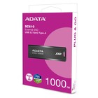 Накопитель SSD A-Data USB 3.1 1TB SC610-1000G-CBK/RD SC610 1.8" черный - Фото 6